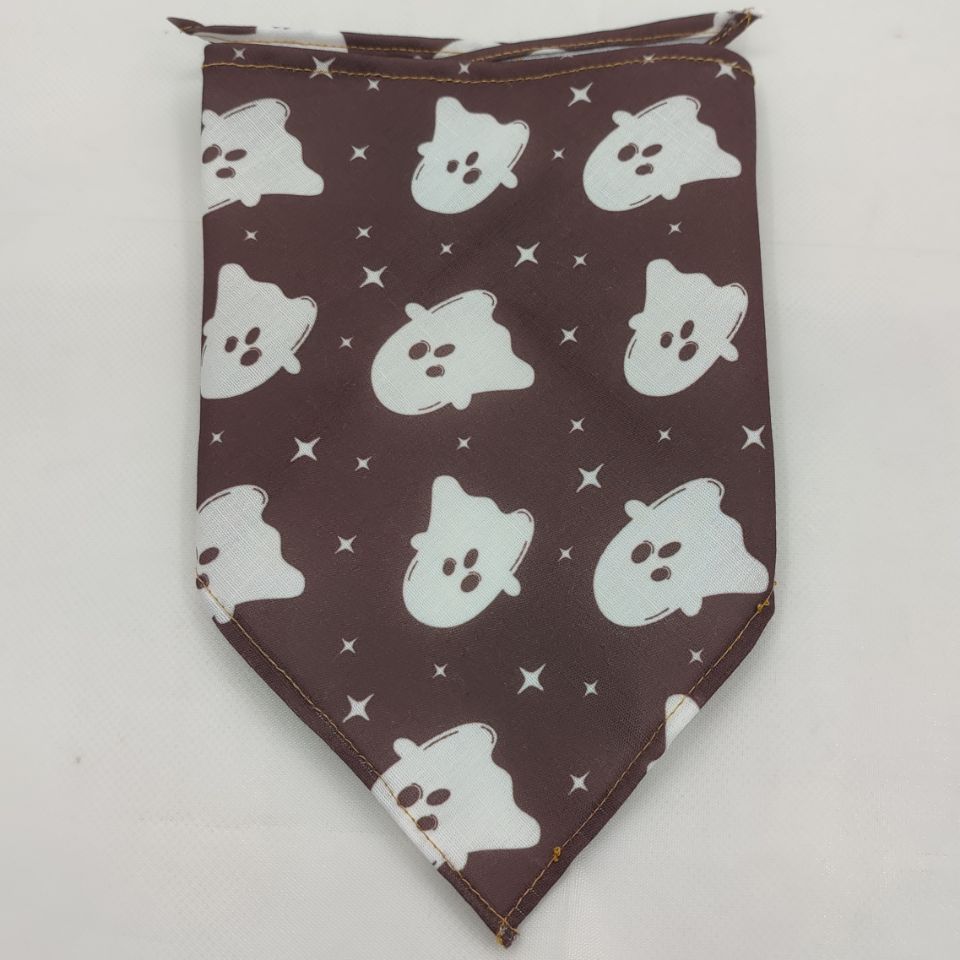 HKM-8271677 Pet Triangle Scarf Towel for Drool Cleanup - Soft Polyester Tie-Dye Design