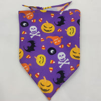 HKM-8271677 Pet Triangle Scarf Towel for Drool Cleanup - Soft Polyester Tie-Dye Design