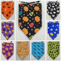 HKM-8271677 Pet Triangle Scarf Towel for Drool Cleanup - Soft Polyester Tie-Dye Design