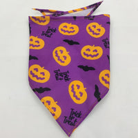 HKM-8271677 Pet Triangle Scarf Towel for Drool Cleanup - Soft Polyester Tie-Dye Design