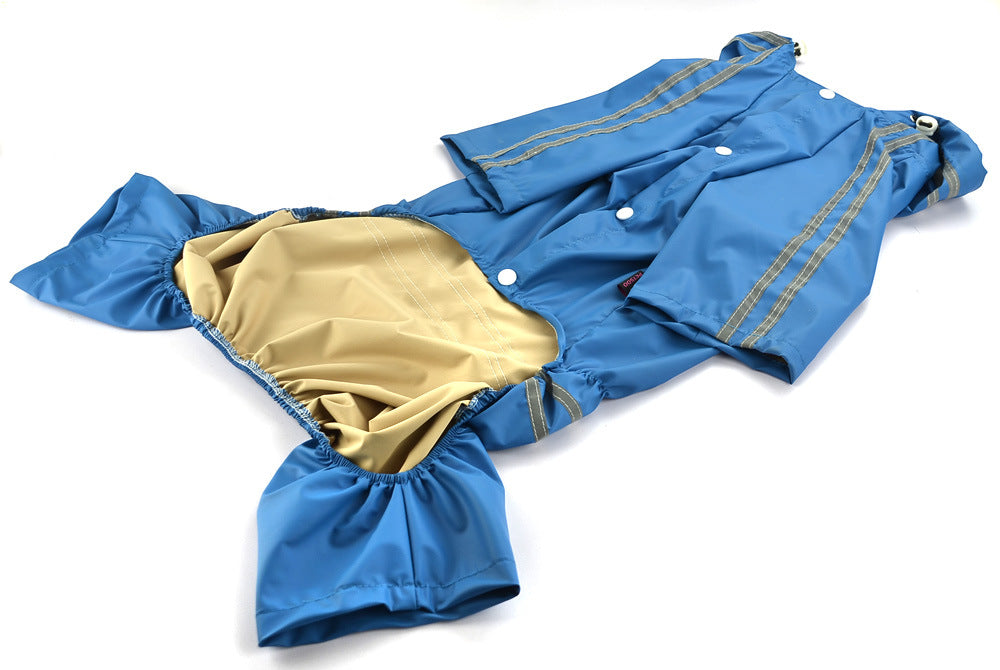 HKM-8272445 Water-Resistant Raincoat for Large and Medium Dogs - Acrylic Material