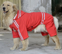 HKM-8272445 Water-Resistant Raincoat for Large and Medium Dogs - Acrylic Material