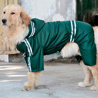 HKM-8272445 Water-Resistant Raincoat for Large and Medium Dogs - Acrylic Material