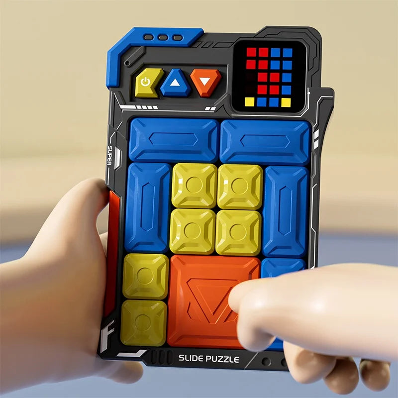 HKM-827347 500+ Challenge Brain Jigsaw Puzzles and Super Slide Puzzle Board Game for Kids - STEM Learning Toy