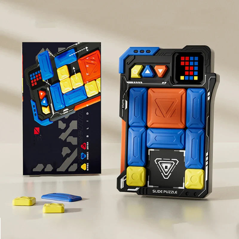 HKM-827347 500+ Challenge Brain Jigsaw Puzzles and Super Slide Puzzle Board Game for Kids - STEM Learning Toy