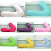 HKM-827347 V-Shaped Pregnancy Waist Pillow with Polyester Fiber Filling