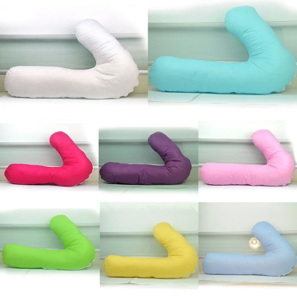 HKM-827347 V-Shaped Pregnancy Waist Pillow with Polyester Fiber Filling