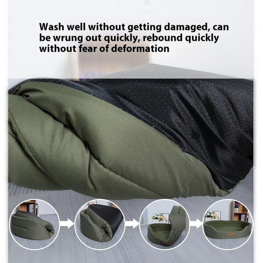HKM-8274109 Four Seasons Universal Dog Mattress - Polar Fleece Pet Bed in Multiple Sizes and Colors