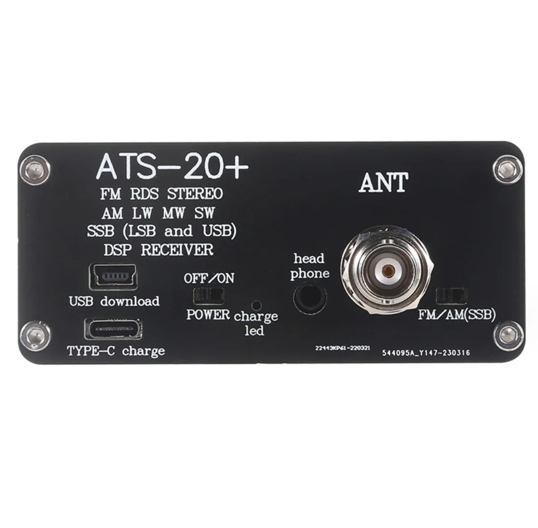 HKM-827411 ATS-20 ATS-20+ Plus ATS20 V2 SI4732 DSP SDR Radio Receiver for FM, AM (MW/SW) and SSB (LSB/USB)