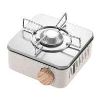 HKM-827411 Compact Outdoor Mini Portable Gas Stove for Camping and Hiking - 21.5 x 20 x 13.3 cm