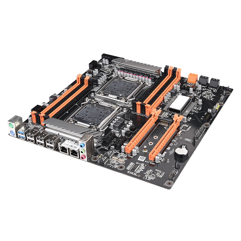 HKM-827411 X79-8D E-ATX Dual Socket Motherboard with 8 DDR3 Slots and Advanced Features