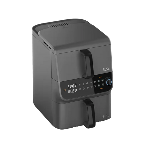 HKM-827475 Dual Core 11L Electric Air Fryer with Smart Control and Stainless Steel Design