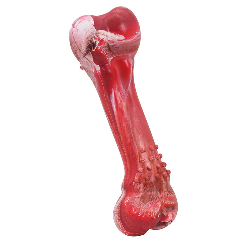 HKM-8274877 Durable Rubber Chewing Simulation Bone with Sound for Medium and Large Dogs