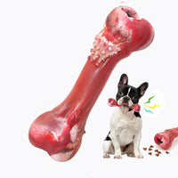HKM-8274877 Durable Rubber Chewing Simulation Bone with Sound for Medium and Large Dogs