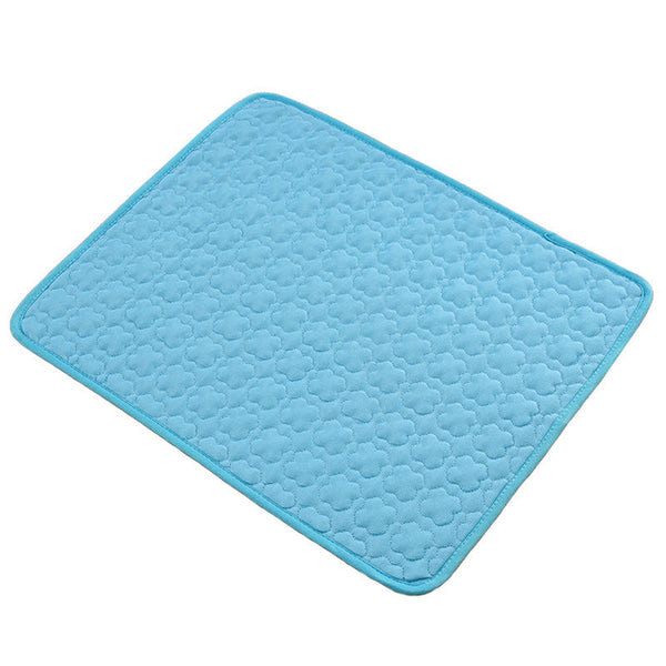HKM-8275901 Cool and Breathable Pet Cooling Pad - Polyester, Nylon, and Washed Cotton - Multiple Sizes Available