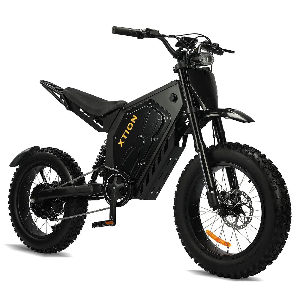 HKM-827603 Electric Mountain Bike 3000W Peak Power, 45MPH, 20Ah Removable Li-ion Battery, 7-Speed, Hydraulic Disc Brakes, Fat Tires, Aluminum Frame