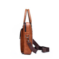HKM-827603 Professional PU Leather Laptop Briefcase for Business and Travel