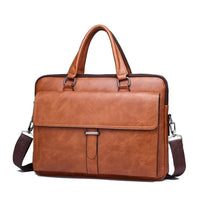HKM-827603 Professional PU Leather Laptop Briefcase for Business and Travel