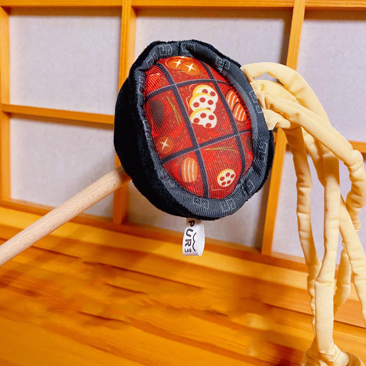 HKM-8276285 Plush Hot Pot Ramen and French Fries Cat Stick Toy for Interactive Play