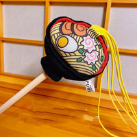 HKM-8276285 Plush Hot Pot Ramen and French Fries Cat Stick Toy for Interactive Play