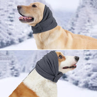 HKM-8277309 Multi-Purpose Dog Head Cover for Noise Reduction and Comfort - Soft Fabric Earmuffs and Scarves