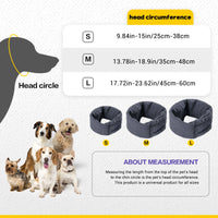 HKM-8277309 Multi-Purpose Dog Head Cover for Noise Reduction and Comfort - Soft Fabric Earmuffs and Scarves