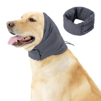 HKM-8277309 Multi-Purpose Dog Head Cover for Noise Reduction and Comfort - Soft Fabric Earmuffs and Scarves