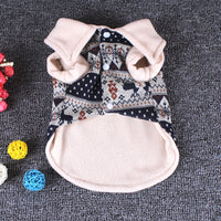HKM-8277821 Cozy Cotton Jacquard Dog Sweater for Fall and Winter in Black and Red