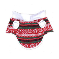 HKM-8277821 Cozy Cotton Jacquard Dog Sweater for Fall and Winter in Black and Red