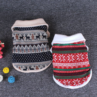 HKM-8277821 Cozy Cotton Jacquard Dog Sweater for Fall and Winter in Black and Red