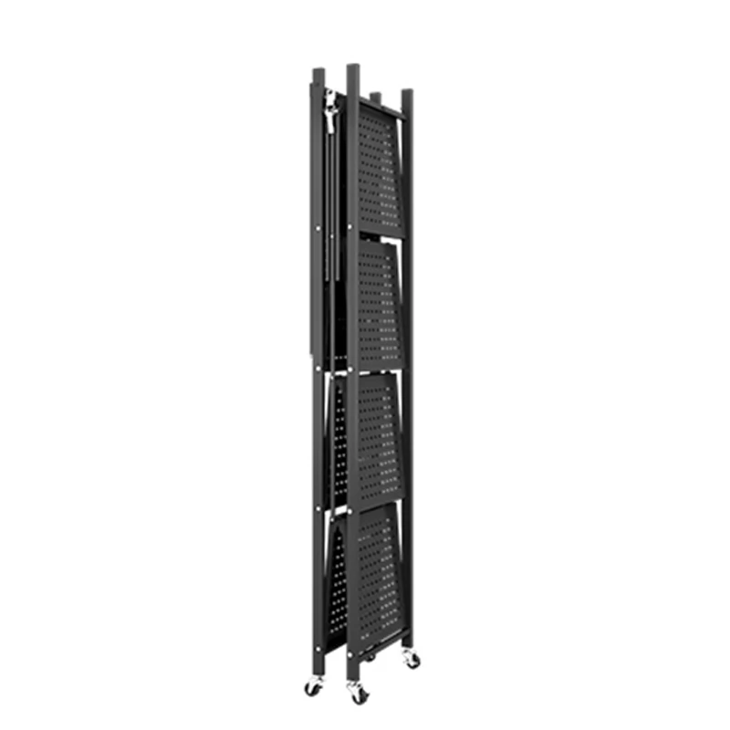 HKM-827795 4-Tier Metal Vegetable Storage Rack for Kitchen Organisation