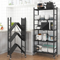 HKM-827795 4-Tier Metal Vegetable Storage Rack for Kitchen Organisation