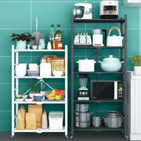 HKM-827795 4-Tier Metal Vegetable Storage Rack for Kitchen Organisation