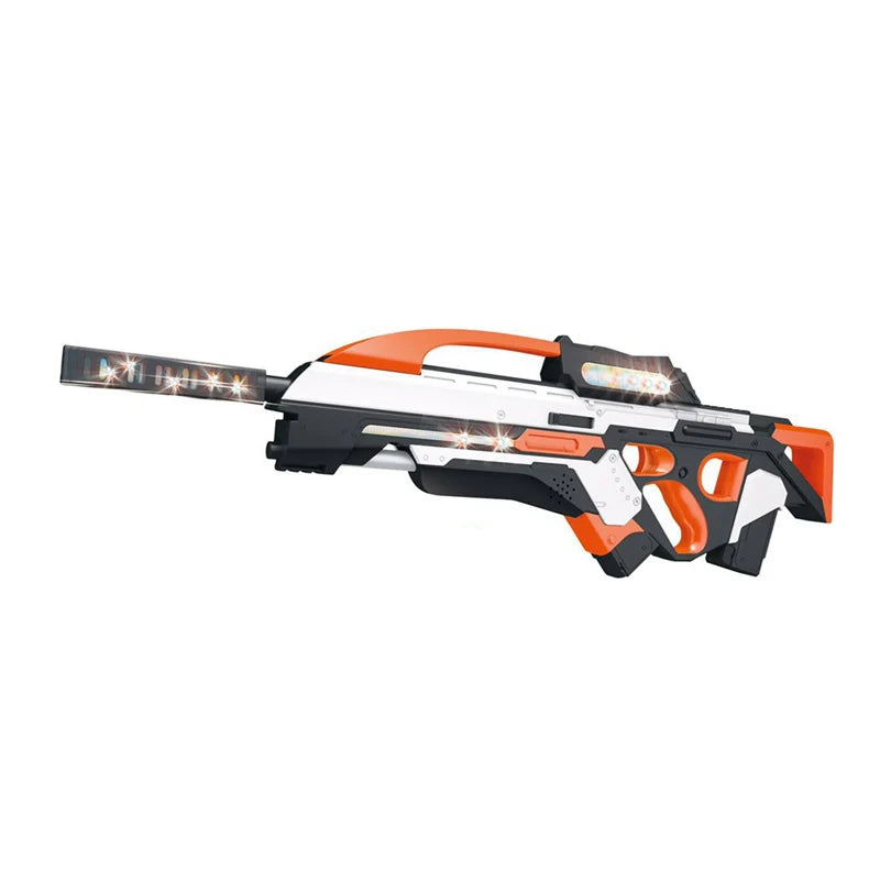 HKM-827859 Battery Operated Water Blaster Toy for Kids, Ages 2-13, Plastic, Fun Outdoor Play, Model EPT491891