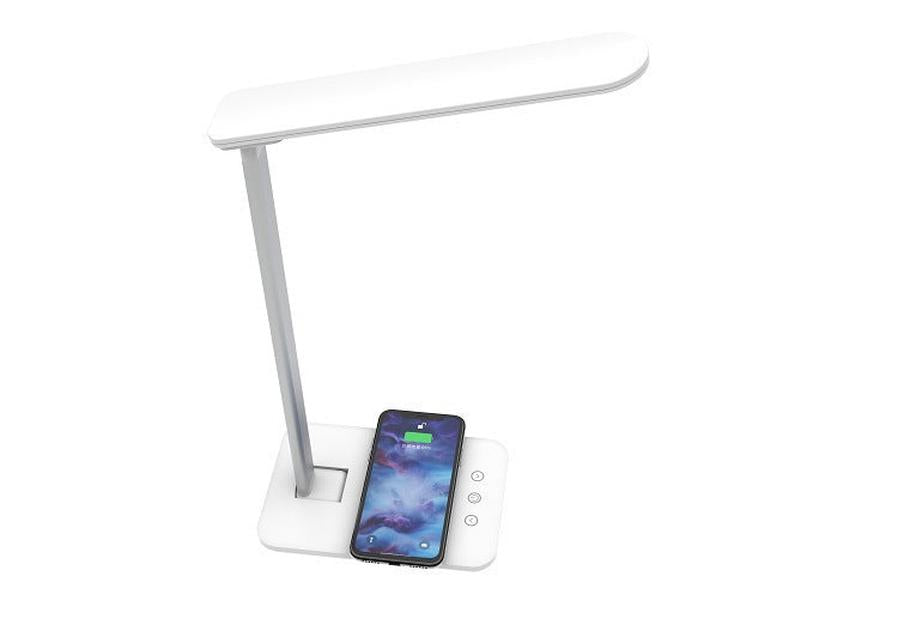 HKM-827923 4-in-1 Wireless Charging Desk Lamp for Apple Devices – Compatible with iPhone, Watch, and Headset