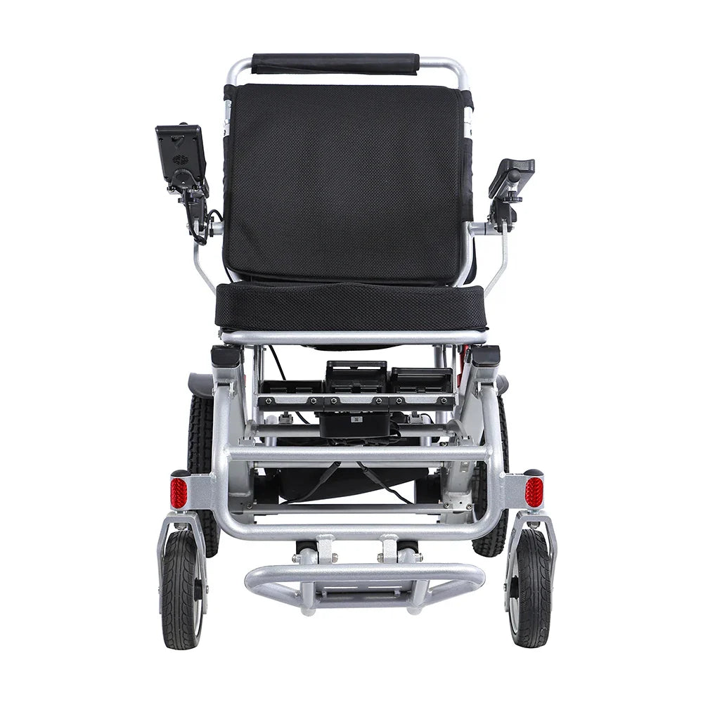 HKM-827923 Lightweight Portable Electric Wheelchair with 24V 12Ah Battery, 500W Motor, and Aluminum Alloy Frame