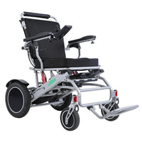 HKM-827923 Lightweight Portable Electric Wheelchair with 24V 12Ah Battery, 500W Motor, and Aluminum Alloy Frame