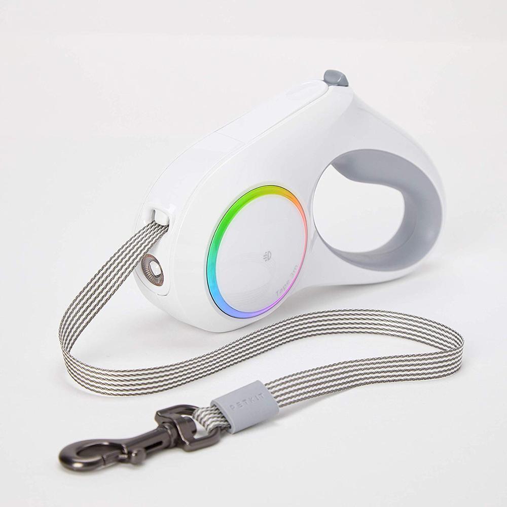 HKM-8279613 Retractable Dog Leash with 800mAh Battery and LED Headlight for Small to Medium Dogs