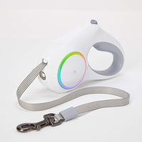 HKM-8279613 Retractable Dog Leash with 800mAh Battery and LED Headlight for Small to Medium Dogs