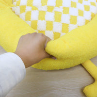 HKM-8279869 Cozy Plush Nest Bed for Small to Medium Pets, Warm Thick Mat for Deep Sleep in Autumn and Winter