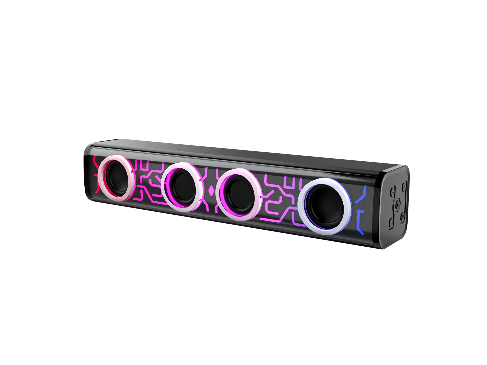 HKM-828051 8W Wired and Wireless Home Soundbar with Surround Sound for PC and Theatre Use
