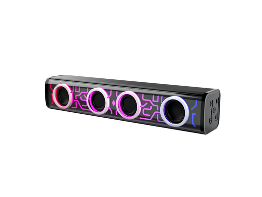HKM-828051 8W Wired and Wireless Home Soundbar with Surround Sound for PC and Theatre Use