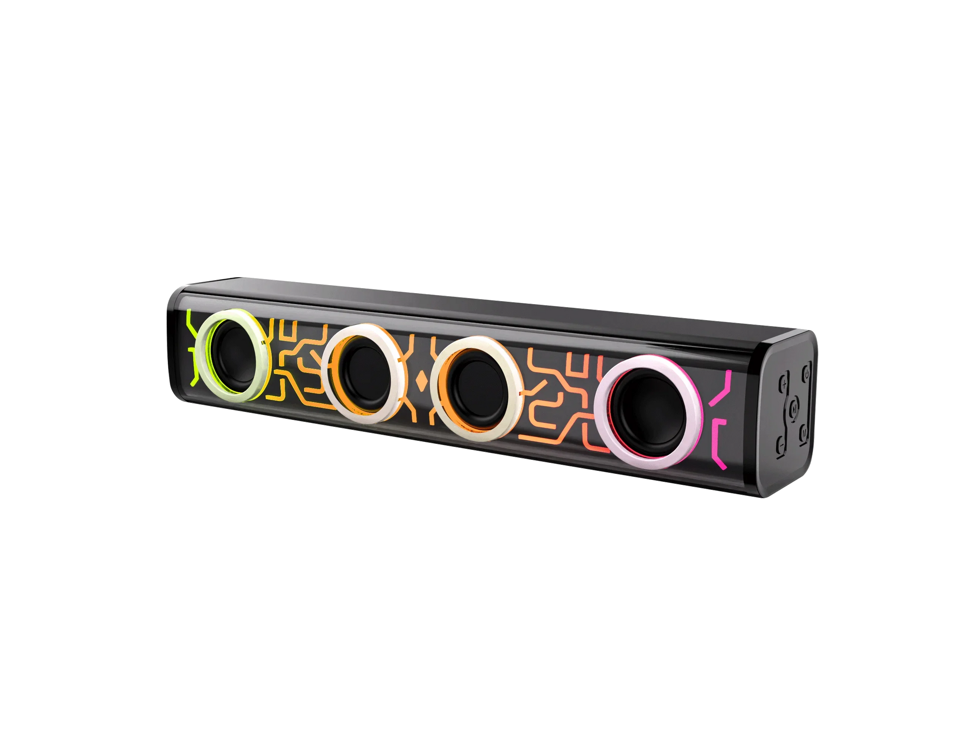 HKM-828051 8W Wired and Wireless Home Soundbar with Surround Sound for PC and Theatre Use