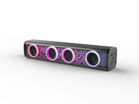 HKM-828051 8W Wired and Wireless Home Soundbar with Surround Sound for PC and Theatre Use