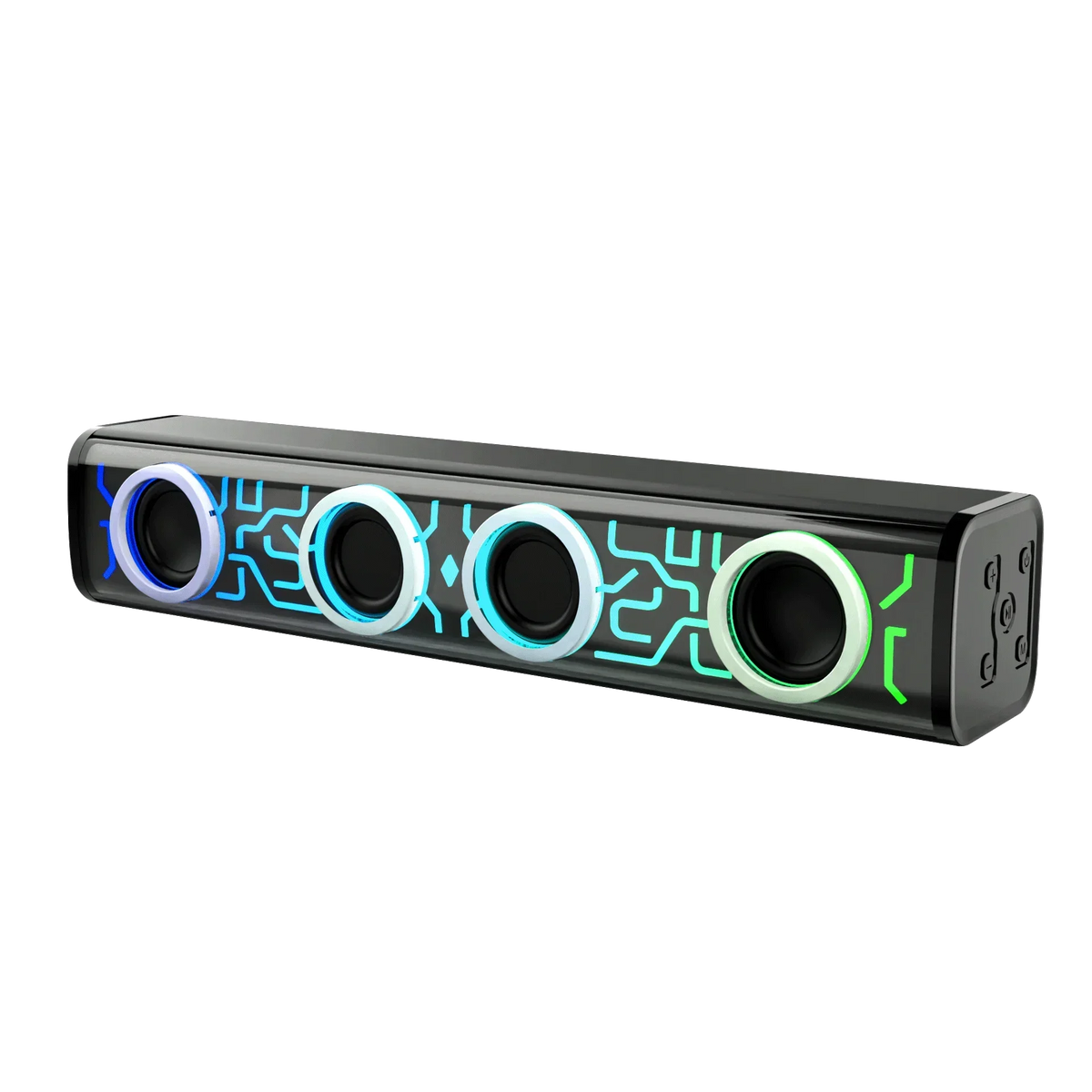 HKM-828051 8W Wired and Wireless Home Soundbar with Surround Sound for PC and Theatre Use