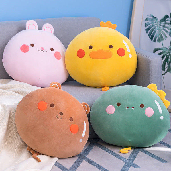 HKM-828179 Balloon-Like Sago Bubble Plush Animal Doll - 40cm Chick, Dinosaur, Bear, Rabbit in Various Colors