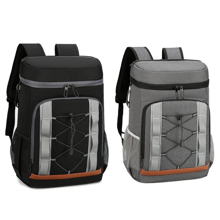 HKM-828243 Leakproof Insulated Cooler Backpack - 36 Can Capacity, Ideal for Picnic, Camping, Hiking, and Travel