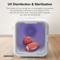 HKM-828307 Automatic Pet Hair Dryer Box for Cats and Small Animals - Low Noise, Convenient Grooming Tool