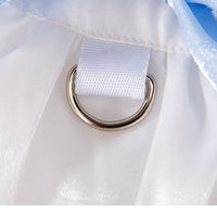 HKM-8284349 Elegant White Bow Princess Style Traction Dog Clothes for All Sizes