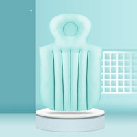 HKM-828435 Children’s Bath Mat for Bathtub - Milk Silk Fabric Cushion in Light Blue and Pink Options